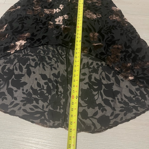 Eliza J Velvet‎ Burnout Floral High Low Dress - Picture 9 of 10